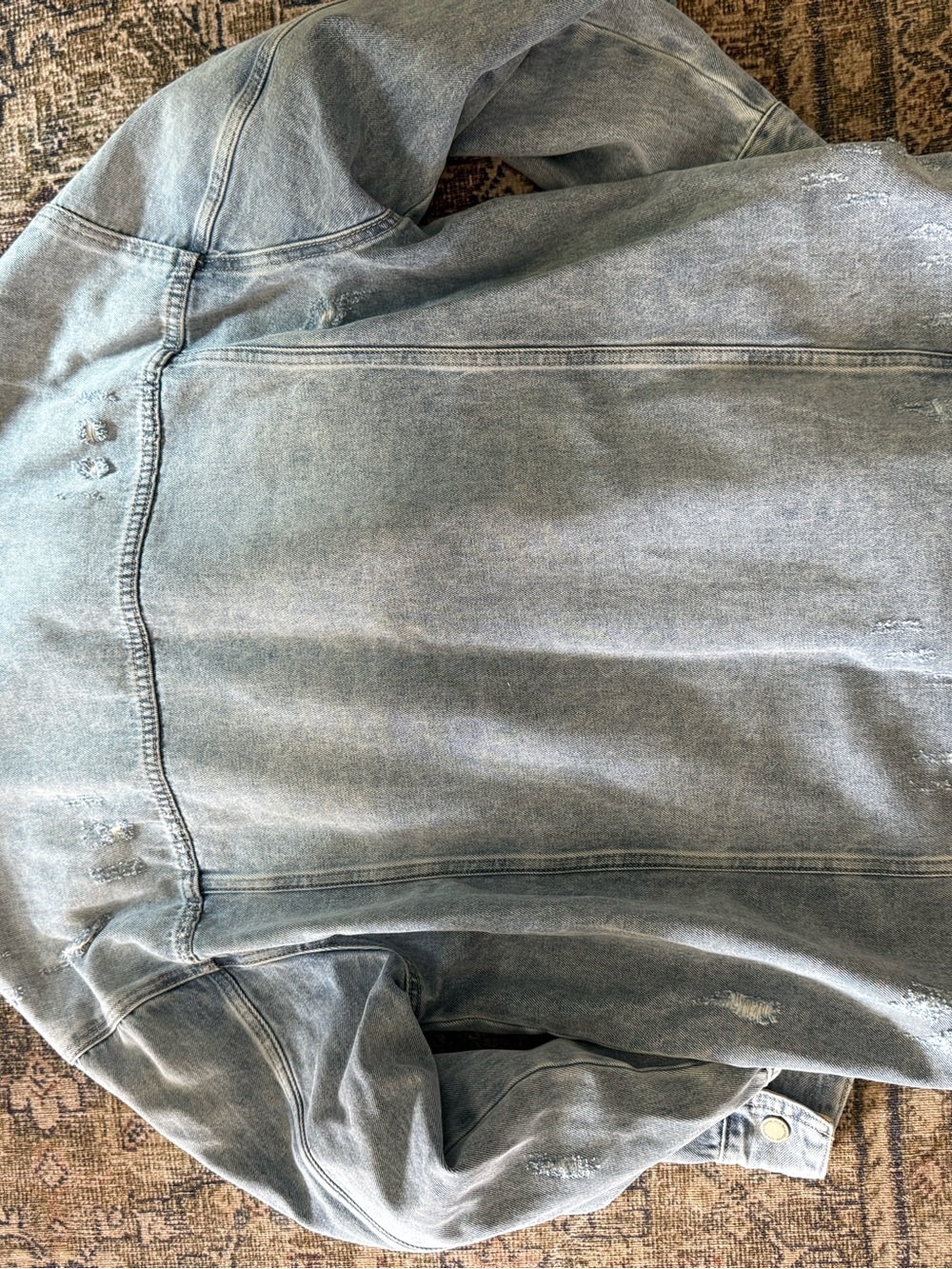 NWOT HEARTLOOM andra collar jacket in blue - Picture 5 of 5